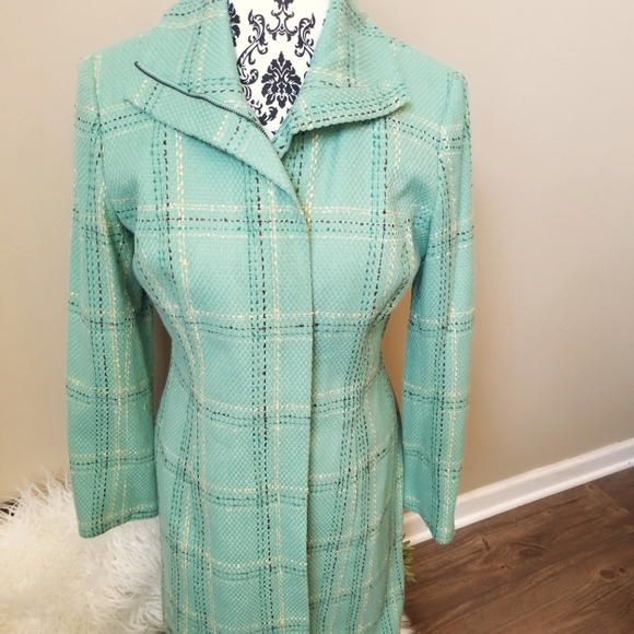 ANNE KLEIN A LINE DRESS COAT - Picture 2 of 11